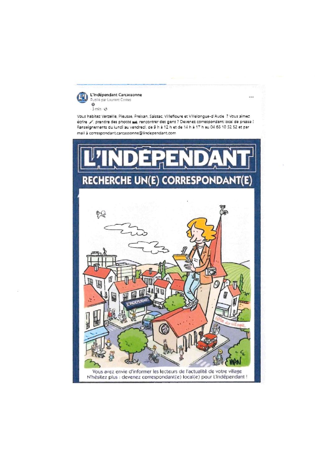 Recherche un correspondant