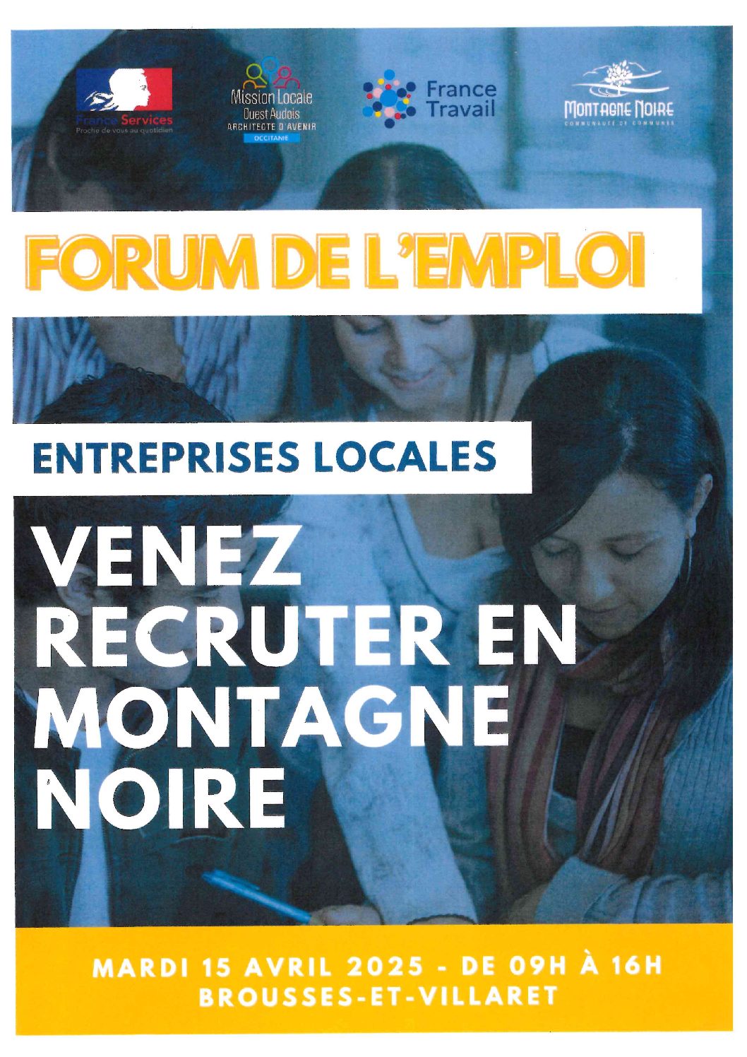 FORUM DE L’EMPLOI – à l’attention des entreprises locales